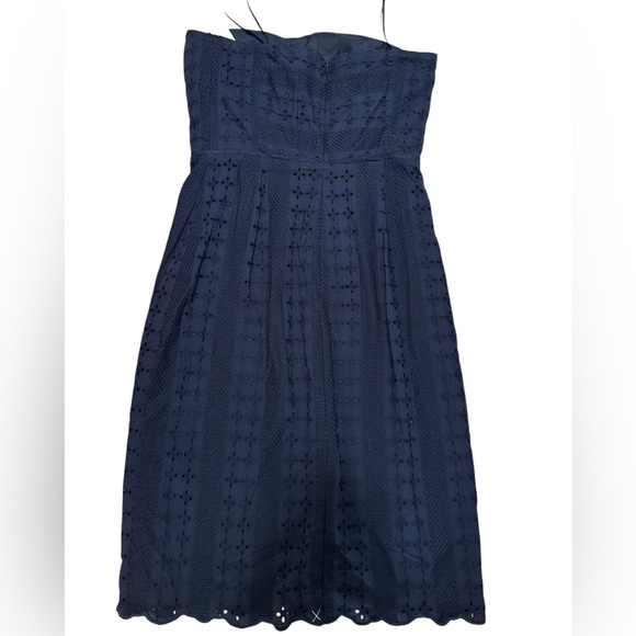 J. Crew Strapless Navy Dress - Picture 3 of 5